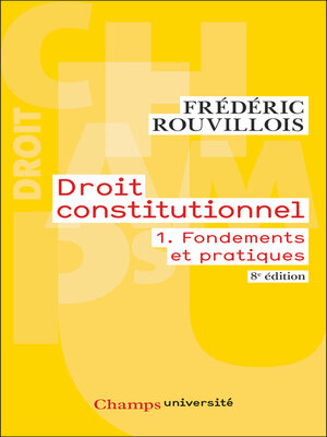 cover image of Droit constitutionnel
